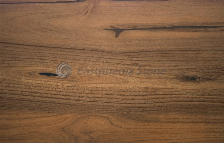 Sintered stone with wood texture