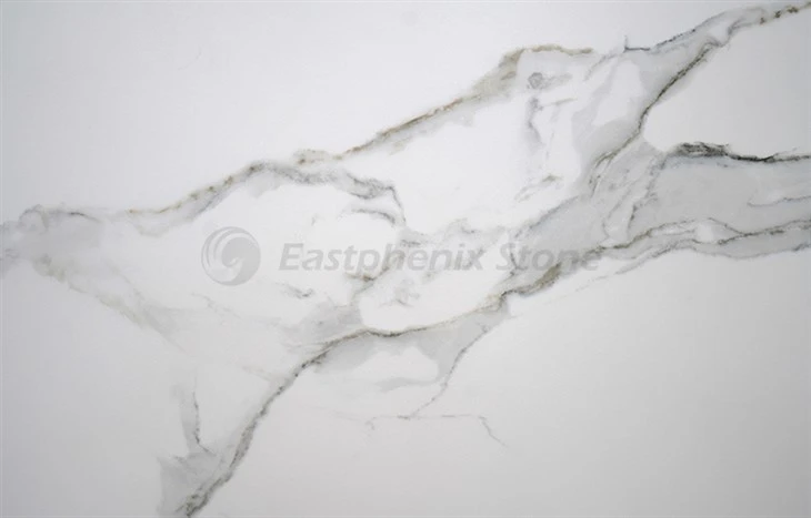 white sintered stone vanity tops